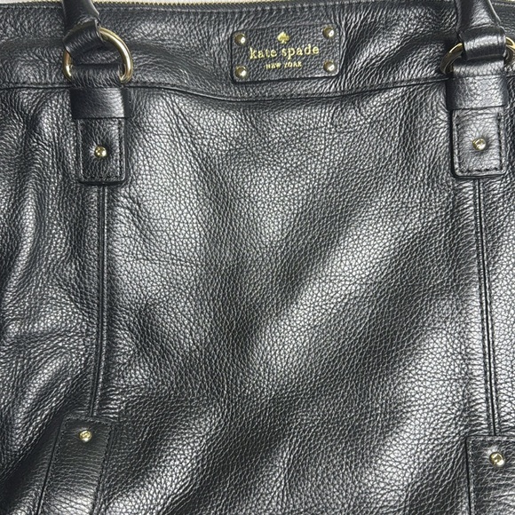 Kate Spade soft black leather handbag - Picture 3 of 7
